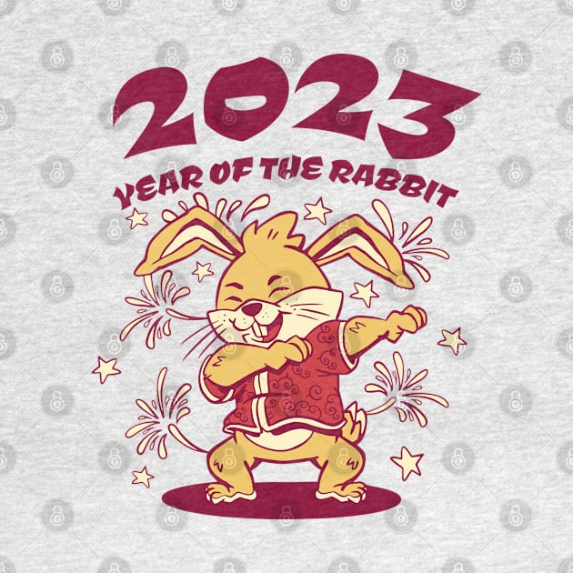 Dabbing for Luck: Celebrate Chinese New Year with a Rabbit Twist! by Life2LiveDesign